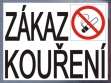 Bezpe�nostn� tabulka Z�kaz kou�en�