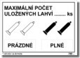 Bezpe�nostn� tabulky - Max. po�et tlak. lahv�, pr�zdn�-pln�