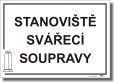 Bezpe�nostn� tabulky - Stanovi�t� sv��ec� soupravy
